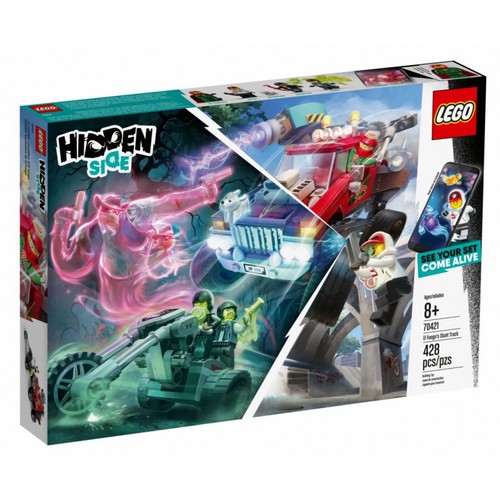 70421 Hidden side: lo stunt Truck di El fuego