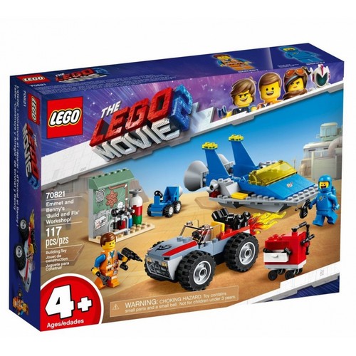 70821 Lego Movie: Emmet e l'officina aggiusta tutto di Benny