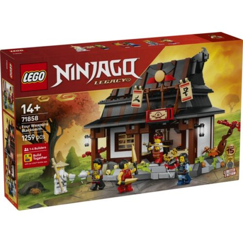 71858 Ninjago La bottega delle Quattro Armi – 15° anniversario
