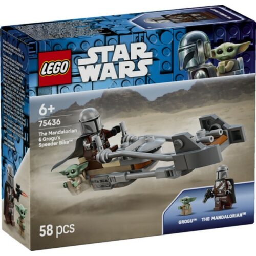 75436 Star Wars TM Speeder Bike™ del Mandaloriano e di Grogu