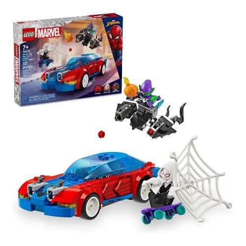 76279 Marvel :Auto da corsa Spider-man, Venom e Goblin