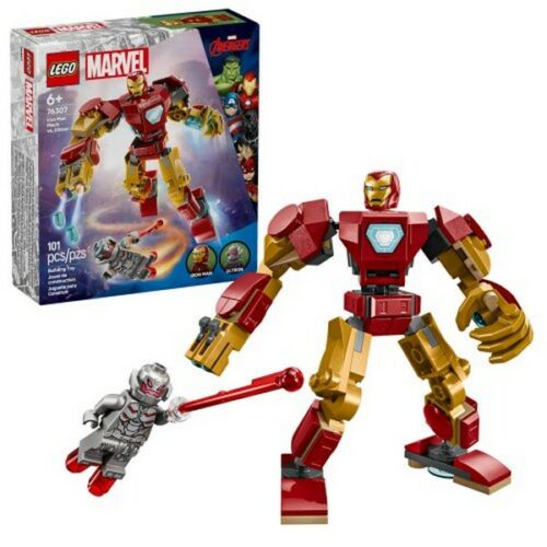 76307 Super Heroes Mech di Iron Man contro Ultron