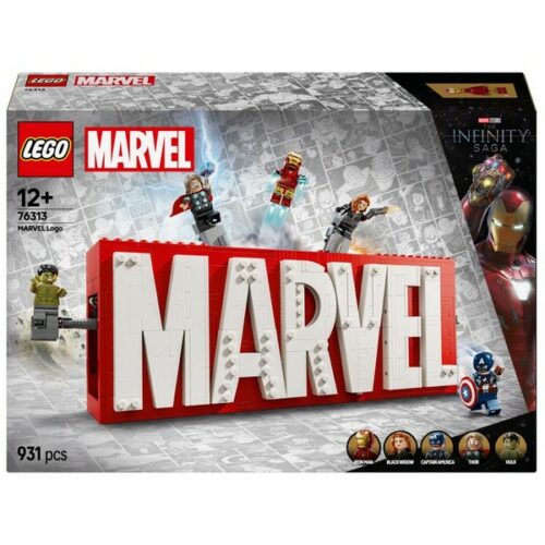 76313 Super Heroes Logo e Minifigure MARVEL