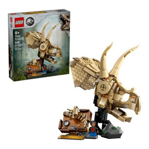 76969 Jurassic-World Fossili di dinosauro: teschio di Triceratopo