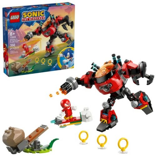 77005 Sonic Knuckles vs. il Mech Egg Crusher del Dr. Eggman