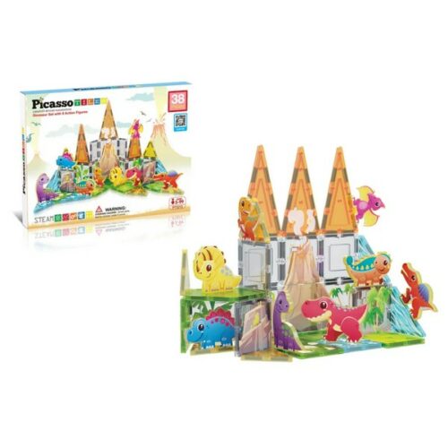 Picasso TIILES dino 38 pz - costruzione magnetica