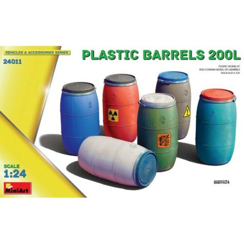 1/24 PLASTIC BARRELS 200 lt