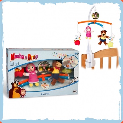 Masha  e Orso - Giostrina musicale x lettino