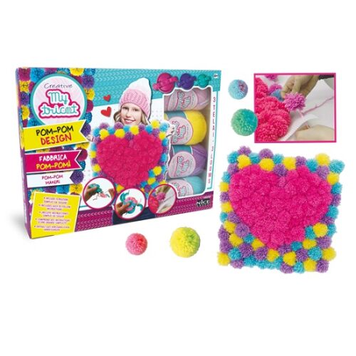 My tricot Pom pom Design