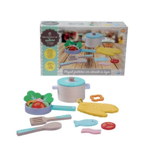 Maisonelle - Tegamini con alimenti in legno