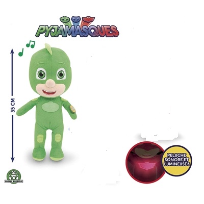 PjMasks  Peluche Gekko con luce e musica