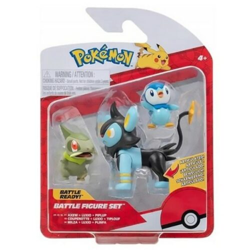 Pokemon  Axew , Piplup , Luxio