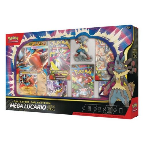Pokèmon Collezione con statuina Mega Lucario EX