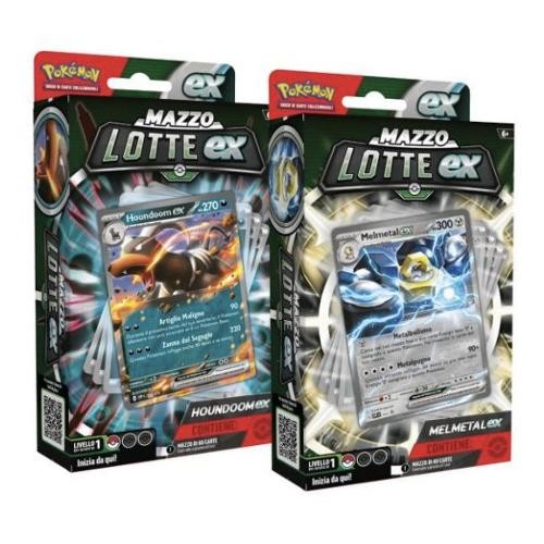 Pokemon mazzo lotte di lega ex Melmetal e Houndoom