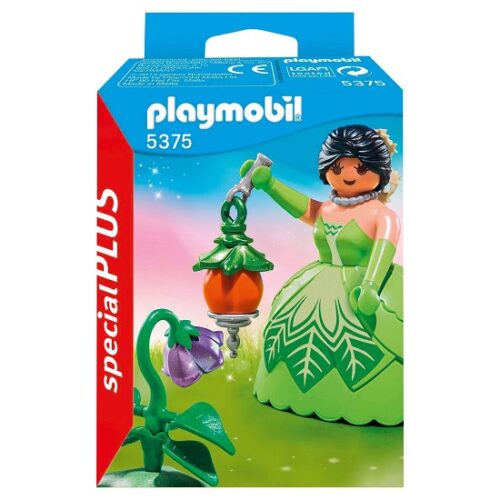 5375 Specila Plus FATA VERDE CON FIORE LANTERNA