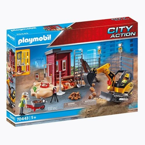 70443 City Action MINI ESCAVATORE CON CANTIERE