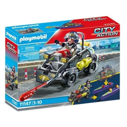71147 City Action UNITÀ SPECIALE - QUAD TERRA-ACQUA