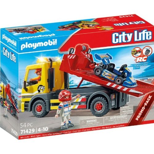 71429 City Life CARRO ATTREZZI CON GO-KART