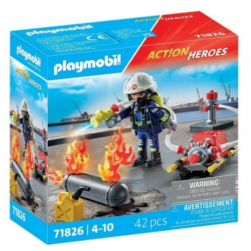 71826 POMPIERE CON POMPA D'ACQUA