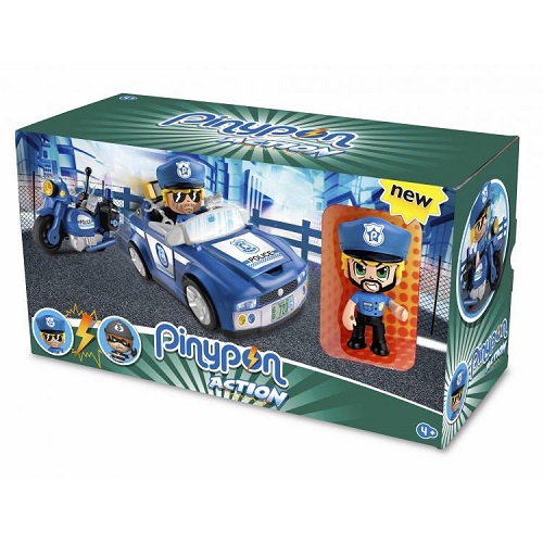 Pinypon Action - Veicolo polizia con personaggio