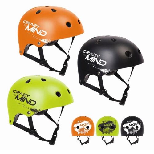 PLAY OUT - Casco Sport CRAZY-MIND 3 Colori Assortiti Regolabile