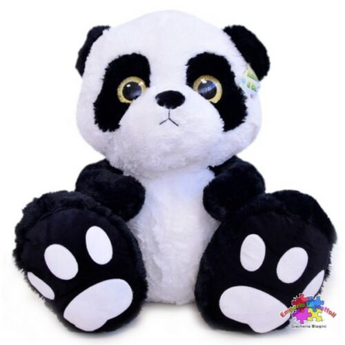 Orso Panda  90cm occhi glitter