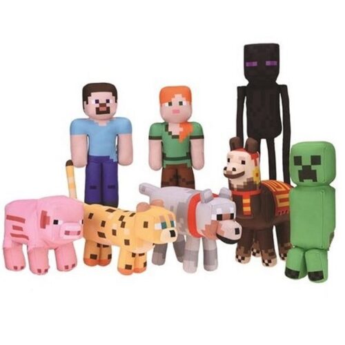 Minecraft peluche 35 cm asst.