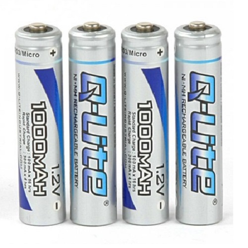 NiMH 1000mAh battery AAA Micro