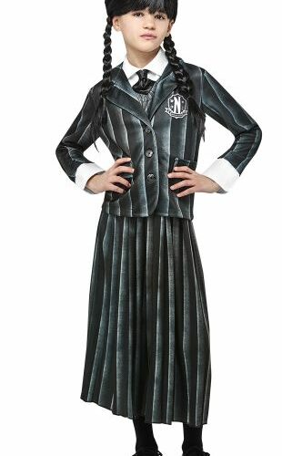 Costume Mercoledì  7-8 anni divisa - the Addams family
