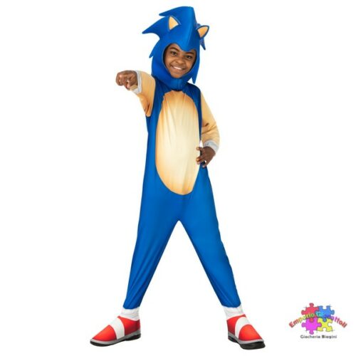 Costume Sonic The Hedgeog 5-6 anni