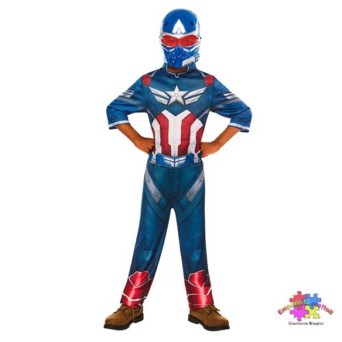Costume Capitan America  7-8 anni