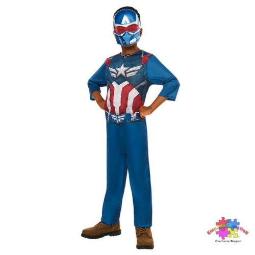 Costume Capitan America 7-8  anni