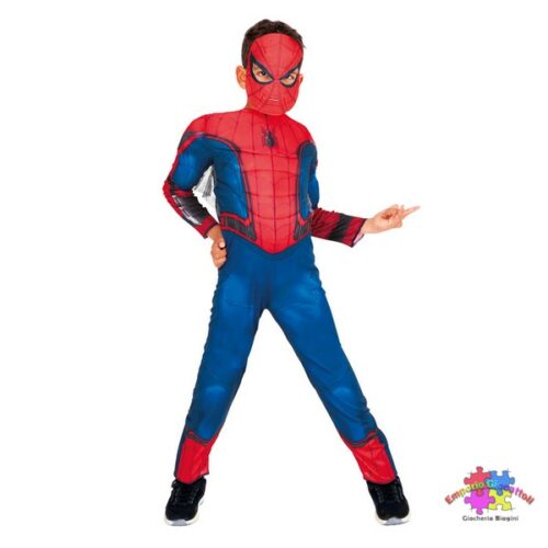 Costume Spider-man deluxe 3-4 anni