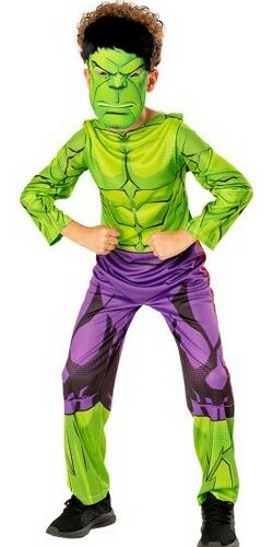 Costume HULK 5-6 anni green collection