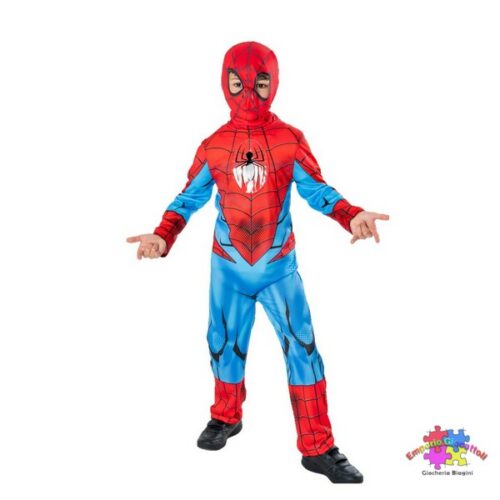 Costume Spider-Man green collection 3-4 anni