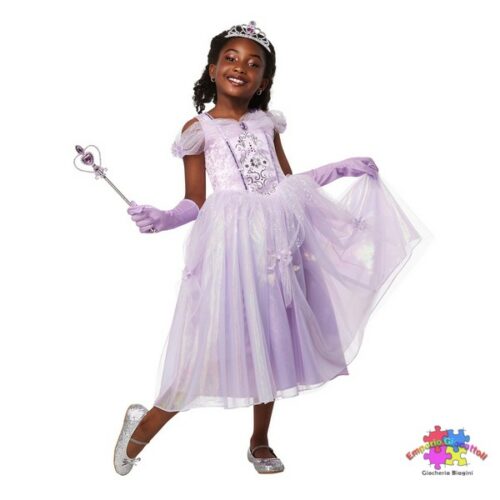 Costume Principessa viola 5-6 anni