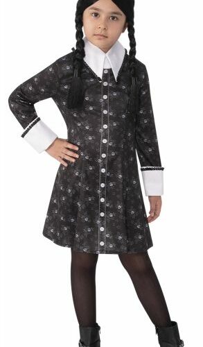 Costume Mercoledì 8-10 anni 12-14 u.s.a. the Addams family