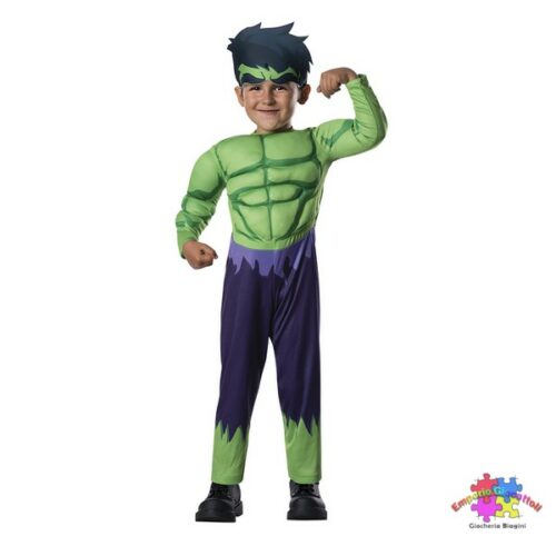 Costume Hulk muscoli  24-36 mesii