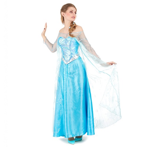 Costume ELSA Deluxe Frozen1 donna