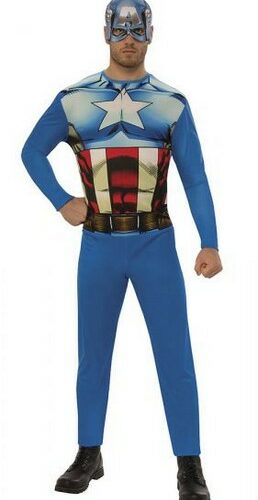 Costume Capitan America  L adulto