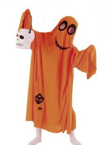 Costume Fantasmino arancio tg unica
