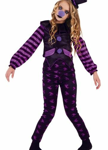 Costume ragazza clown 8-10 anni