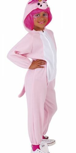 Costume Unicorno rosa Tuta peluche 5-7 anni