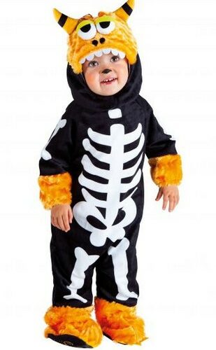 Costume  Mostro Scheletro 1-2 anni