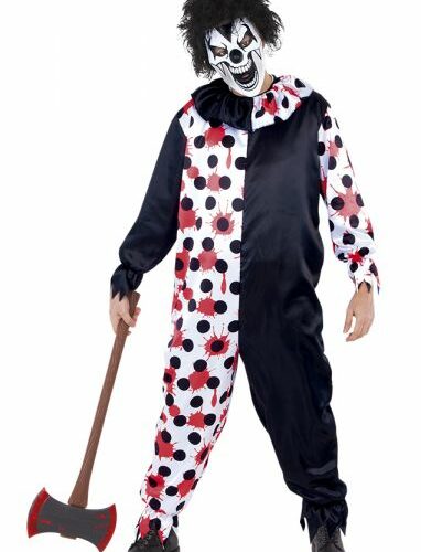 Costume Pagliaccio Maniaco insanguinato