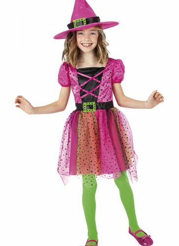 Costume Strega rosa superstar