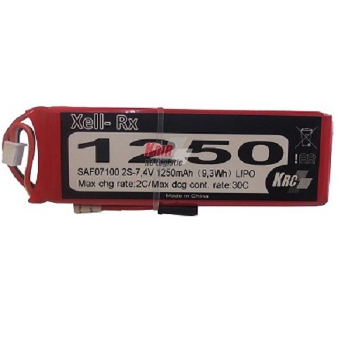 RX Li-Po 1250 mAh 7,4V 30C