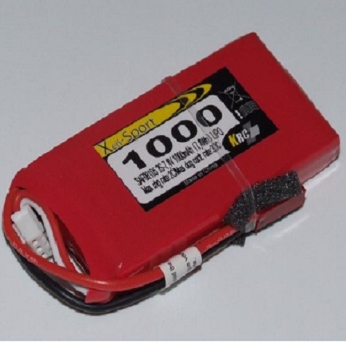 Lipo Xell-Sport 7.4V 1000MAH 2S 30C