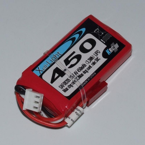 Lipo Xell-Light 7.4V 450MAH 2S 30C