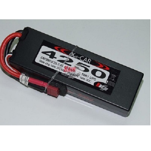 LiPo Xell-Car 7.4V 4250MAH 30C Deans